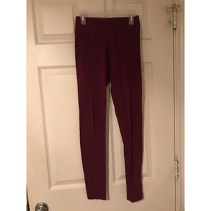 Aeropostale Maroon Leggings